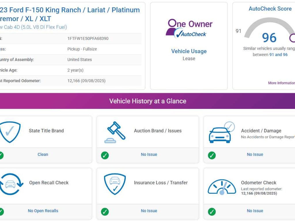 Used 2023 Ford F-150 XLT 4WD Supercrew 5.5 Box 4WD SuperCrew 5.5 Box