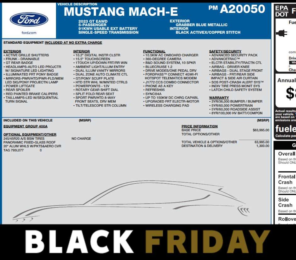 Used 2023 Ford Mustang Mach-E GT AWD