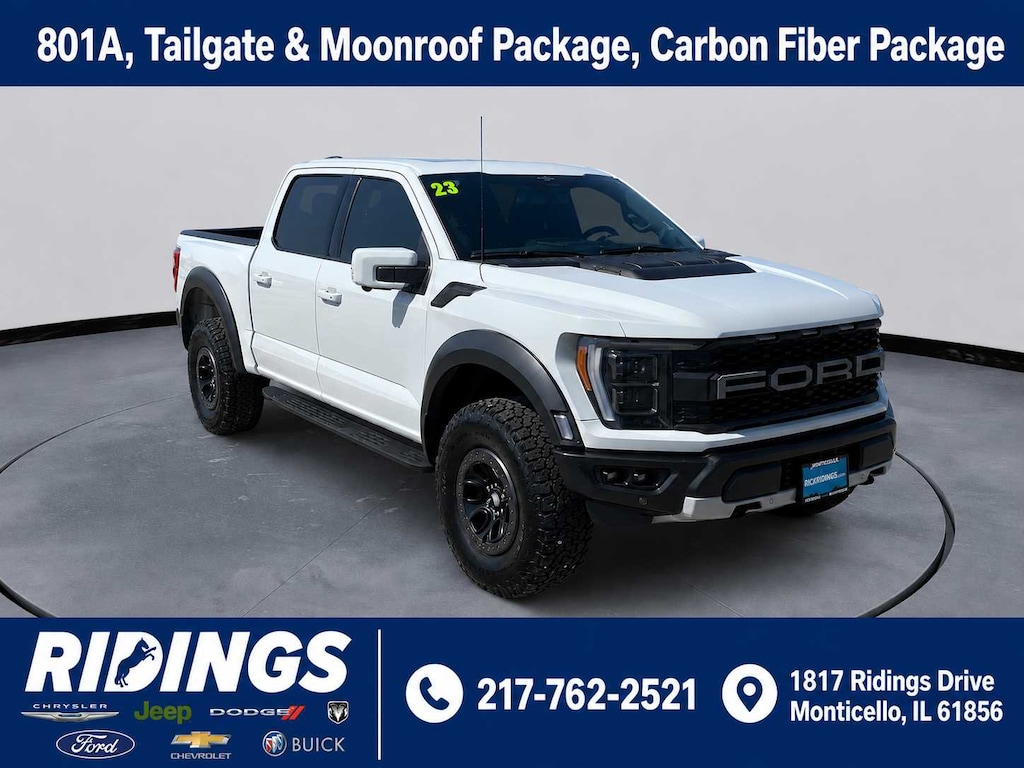 Used 2023 Ford F-150 Raptor 4WD Supercrew 5.5 Box 4WD SuperCrew 5.5 Box