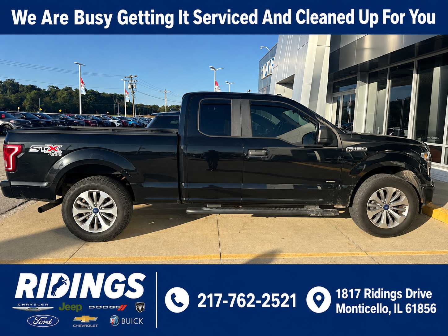 Used 2017 Ford F-150 XL with VIN 1FTEX1EP1HKC40106 for sale in Monticello, IL