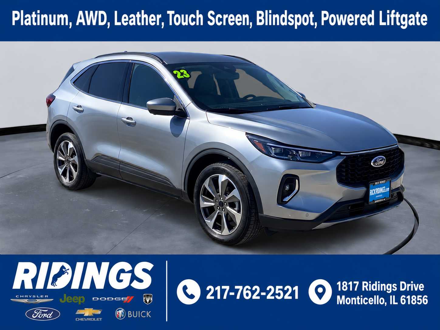 Used 2023 Ford Escape Platinum AWD
