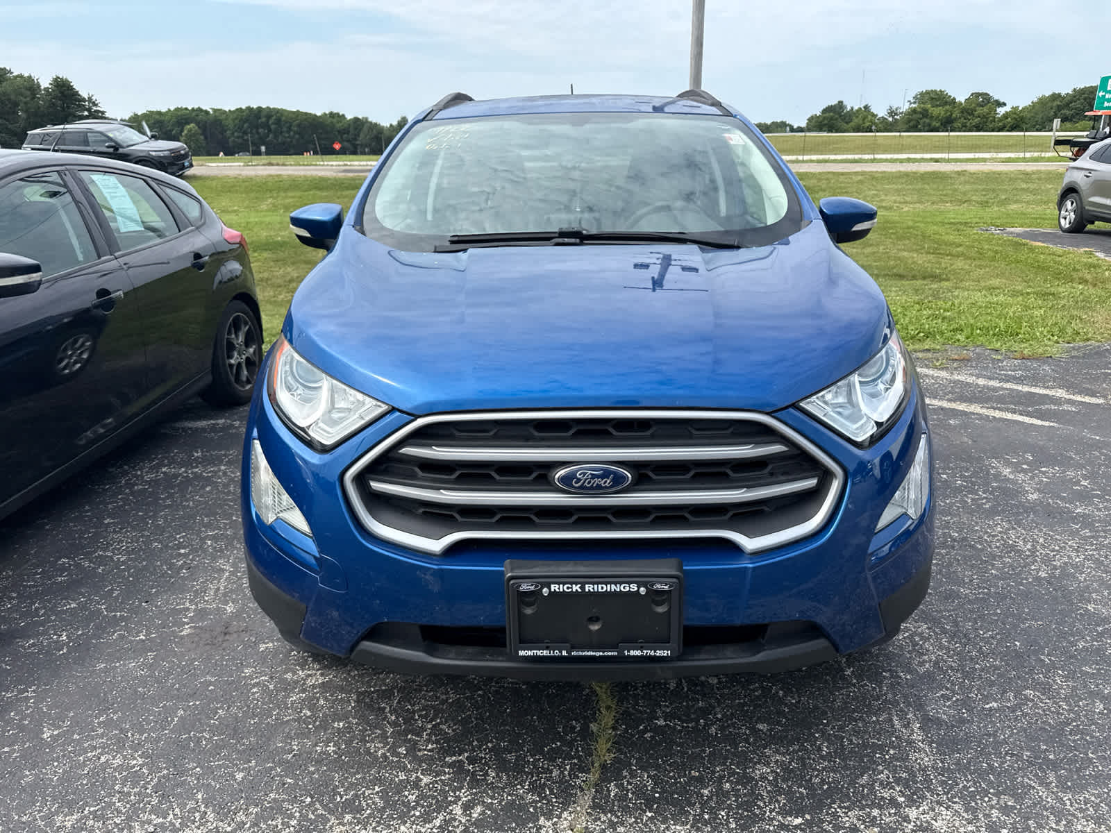 Used 2021 Ford EcoSport SE with VIN MAJ3S2GE8MC396693 for sale in Monticello, IL