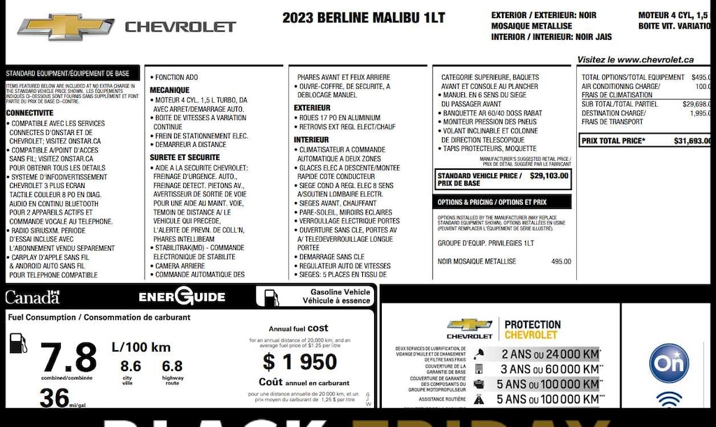 Used 2023 Chevrolet Malibu LT Sdn