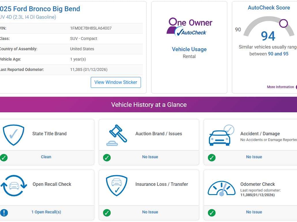 Used 2025 Ford Bronco Big Bend 4x4