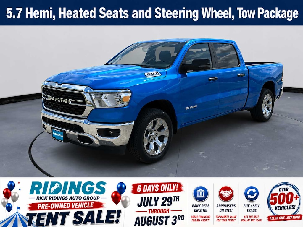 Used 2023 Ram 1500 Big Horn 4x4 Crew Cab 64 Box 4x4 Crew Cab 64 Box