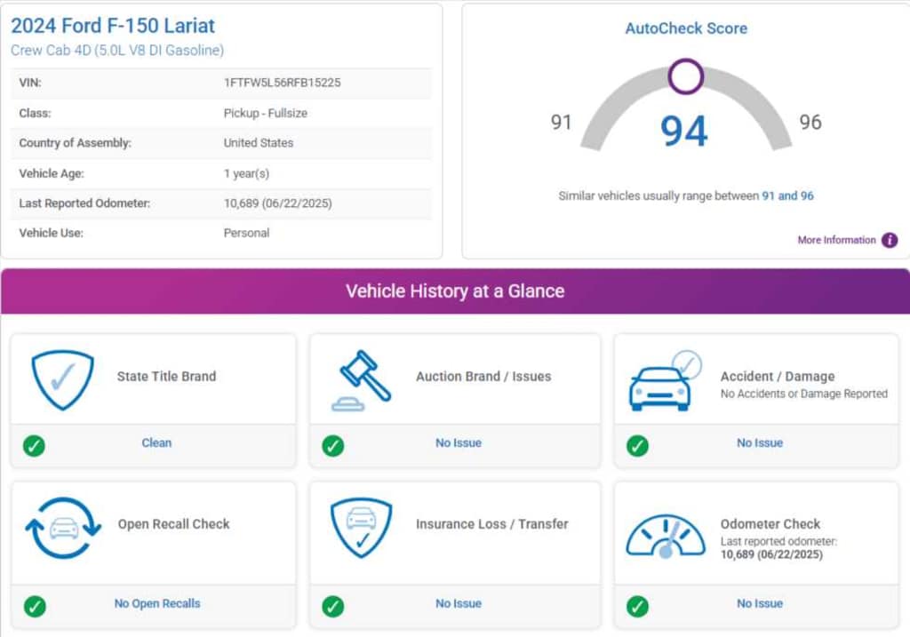 Used 2024 Ford F-150 Lariat 4WD Supercrew 5.5 Box 4WD SuperCrew 5.5 Box