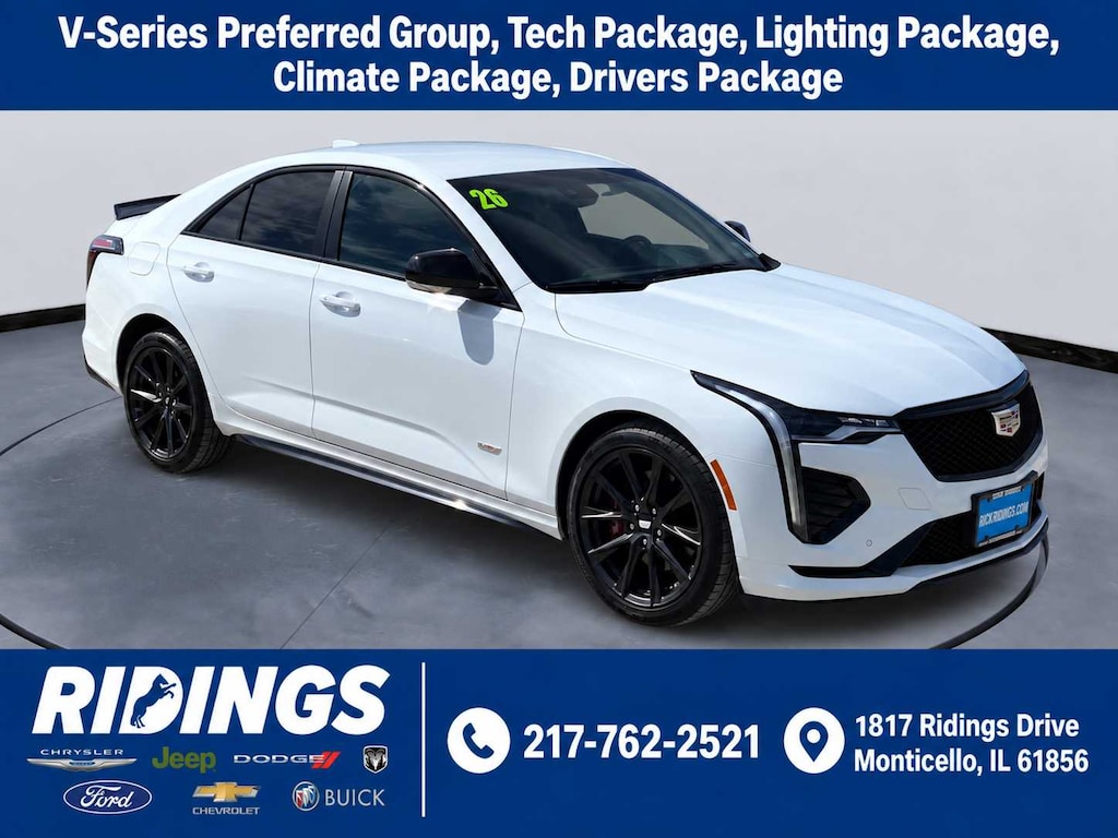 Used 2026 Cadillac CT4-V Sedan