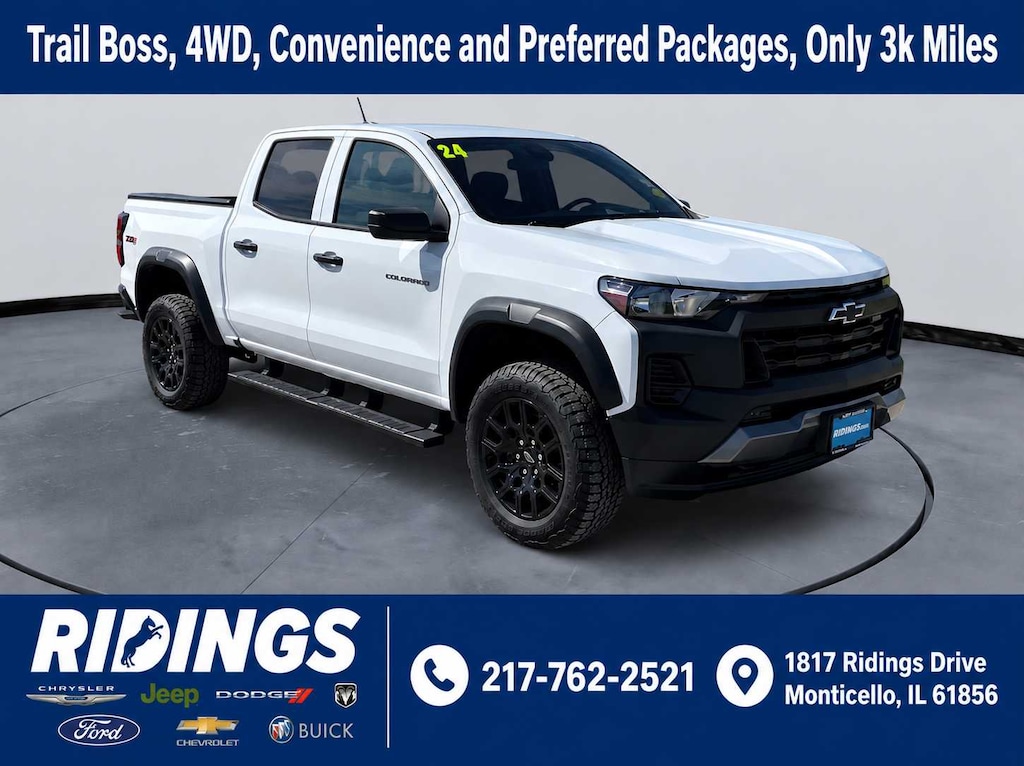 Used 2024 Chevrolet Colorado 4WD Trail Boss Crew Cab Truck Crew Cab