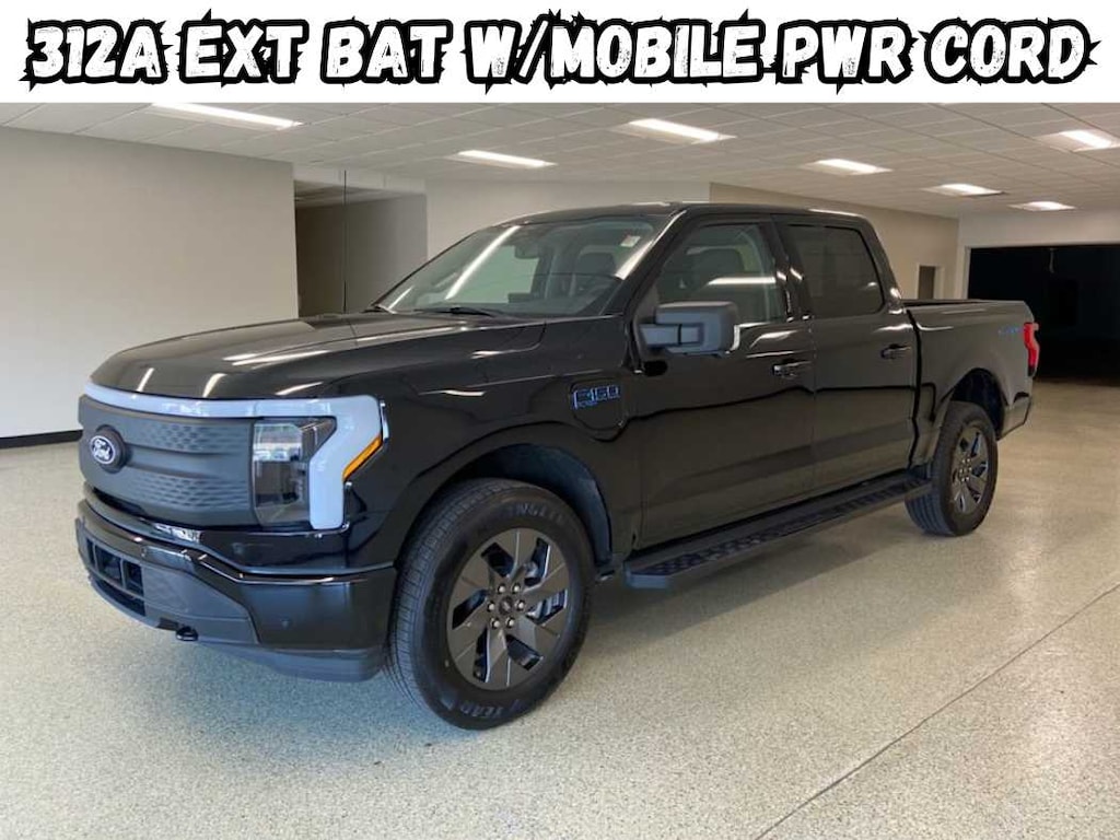 Used 2024 Ford F-150 Lightning Flash 4WD Supercrew 5.5 Box Truck SuperCrew Cab