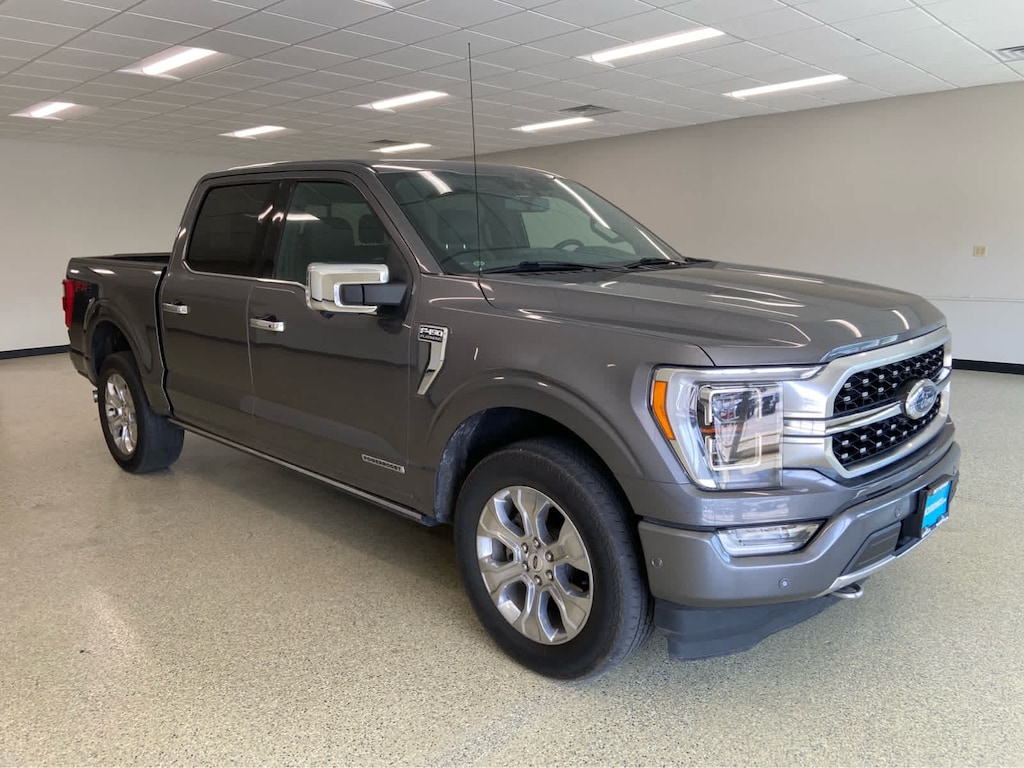 Used 2021 Ford F-150 Platinum 4WD Supercrew 5.5 Box Truck SuperCrew Cab