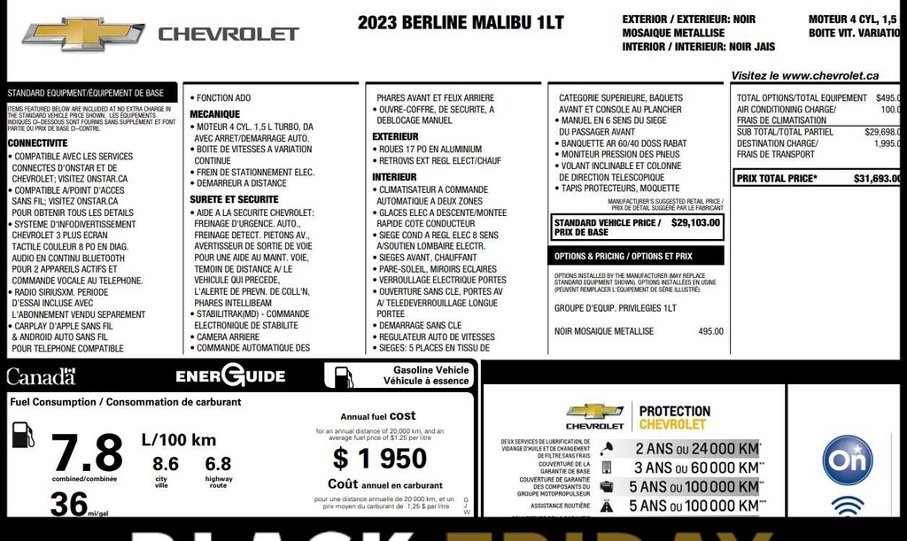 Used 2023 Chevrolet Malibu LT Sedan