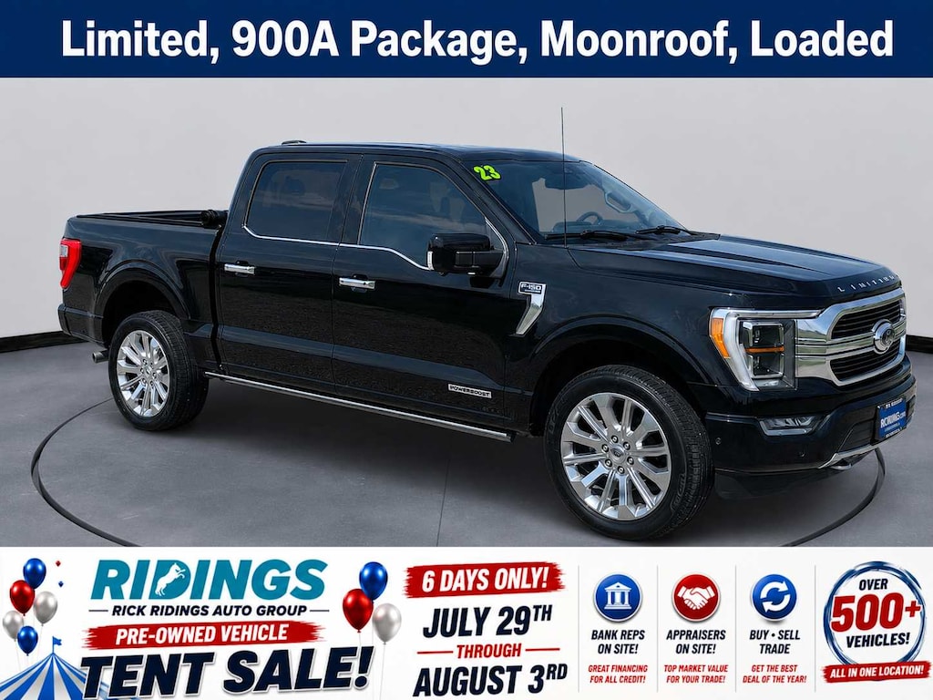Used 2023 Ford F-150 Limited 4WD Supercrew 5.5 Box Truck SuperCrew Cab