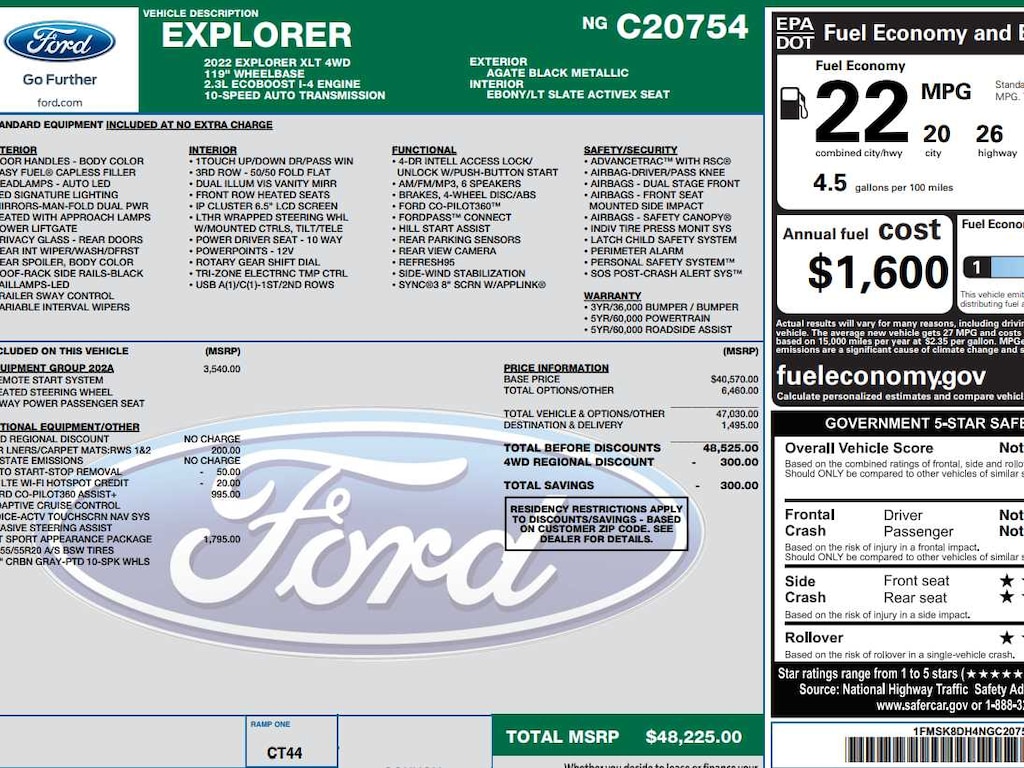 Used 2022 Ford Explorer XLT SUV