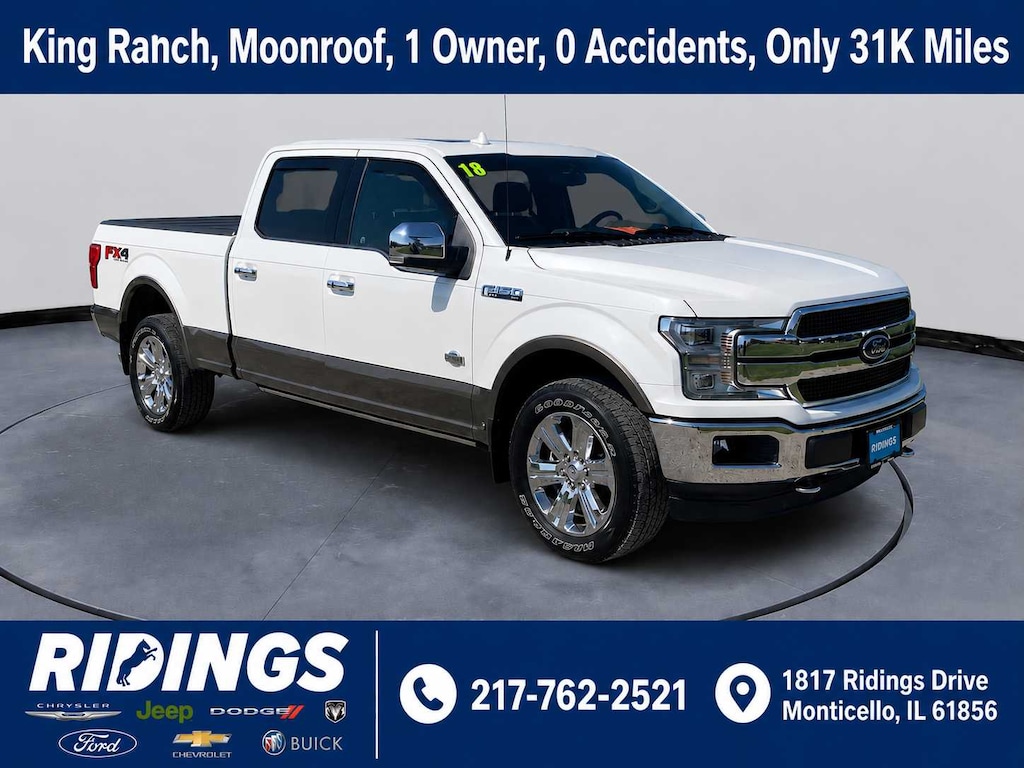 Used 2019 Ford F-150 King Ranch 4WD Supercrew 6.5 Box Truck SuperCrew Cab