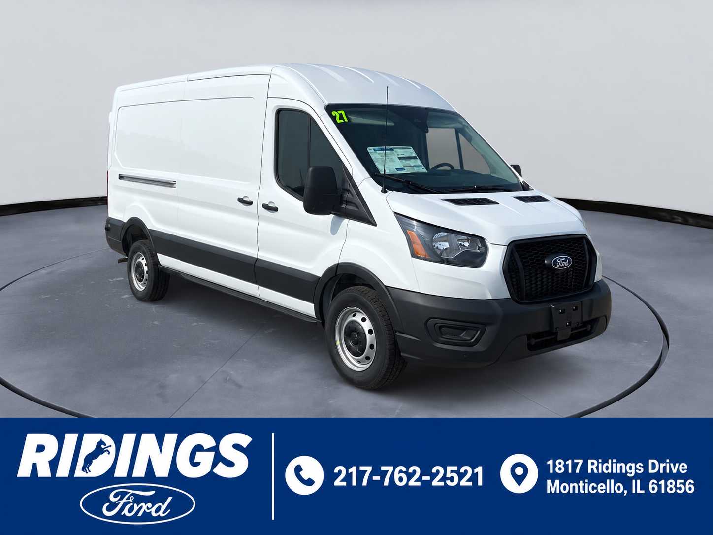 New 2027 Ford Transit Cargo Van T-250 148 Med Rf 9150 GVWR RWD