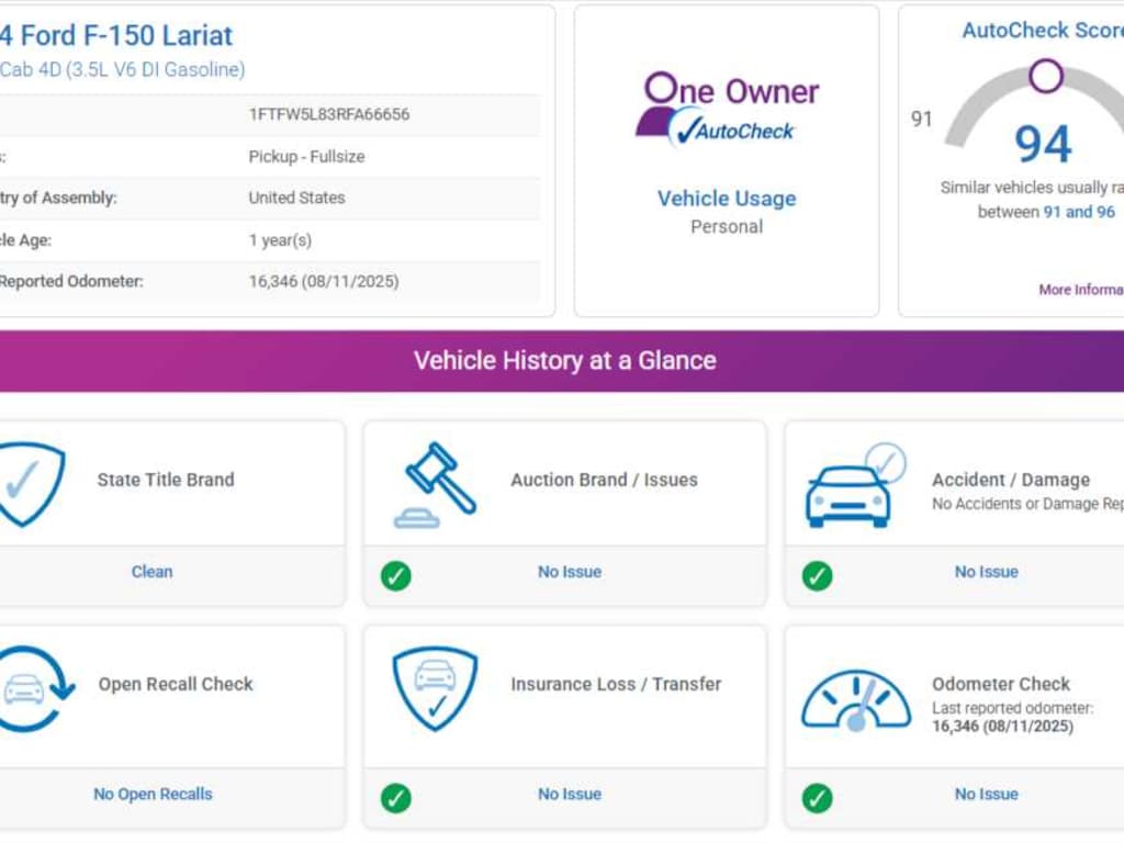 Used 2024 Ford F-150 Lariat 4WD Supercrew 5.5 Box Truck SuperCrew Cab