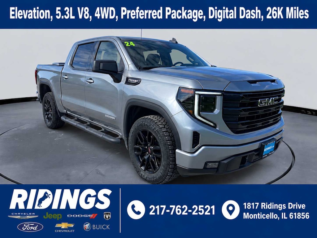 Used 2024 GMC Sierra 1500 Elevation 4WD Crew Cab 147 Truck Crew Cab