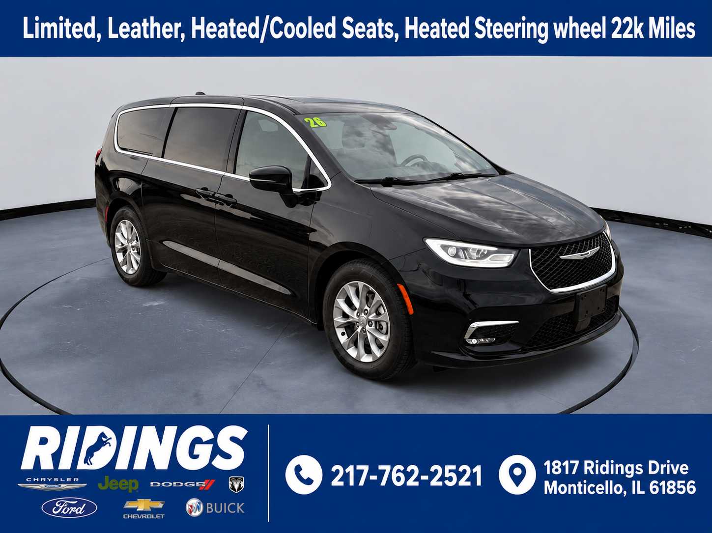 Used 2026 Chrysler Pacifica Limited Van Passenger Van