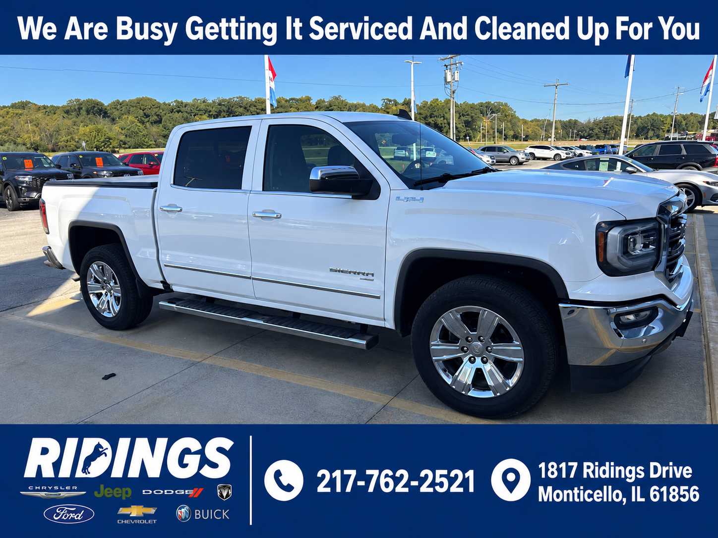 Used 2018 GMC Sierra 1500 SLT 4WD Crew Cab 143.5 Truck Crew Cab