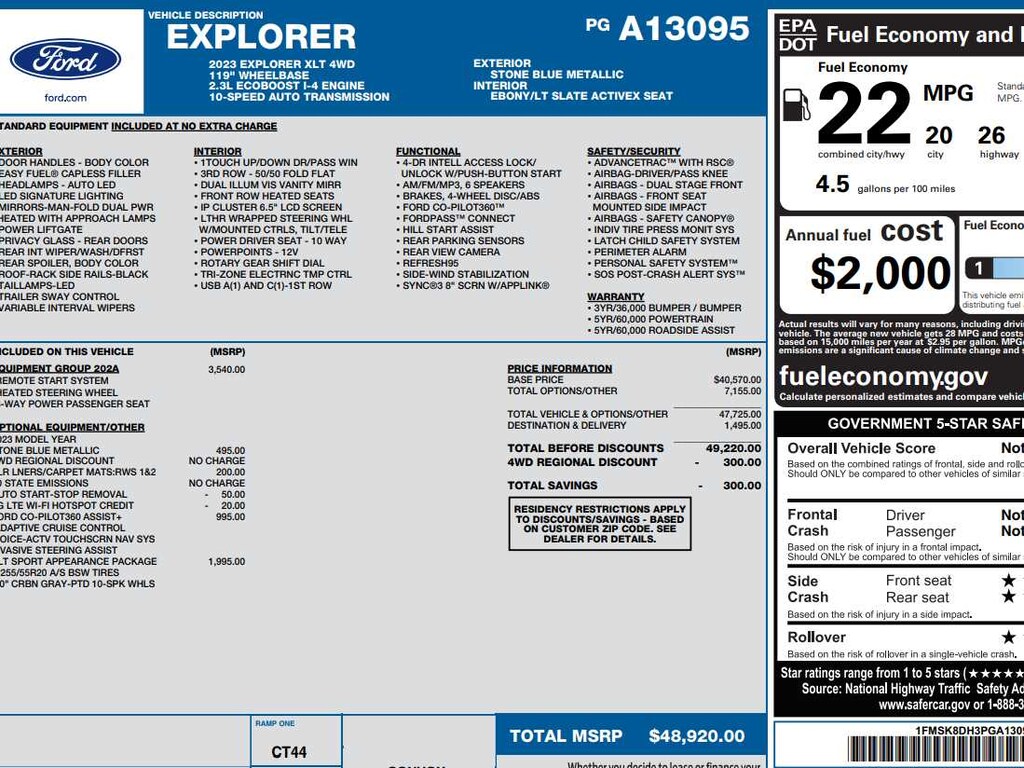 Used 2023 Ford Explorer XLT SUV