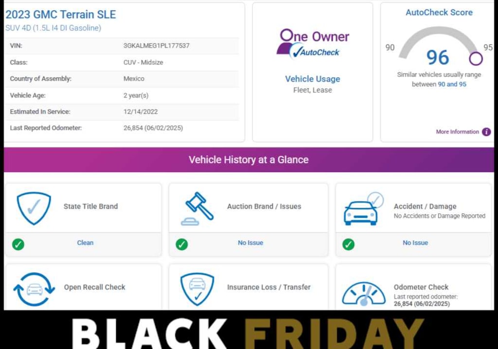 Used 2023 GMC Terrain SLE SUV