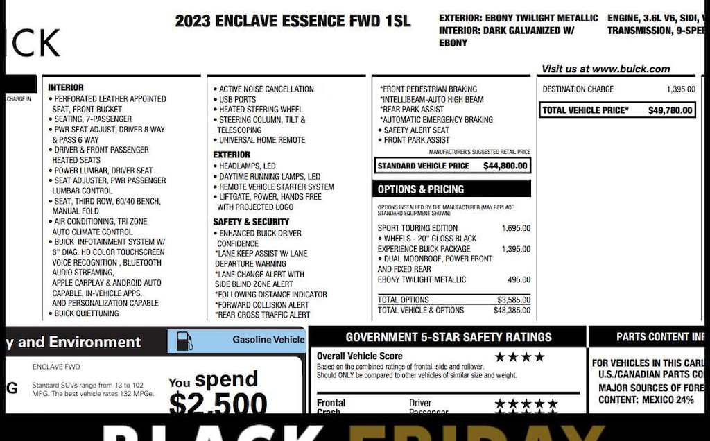 Used 2023 Buick Enclave Essence SUV