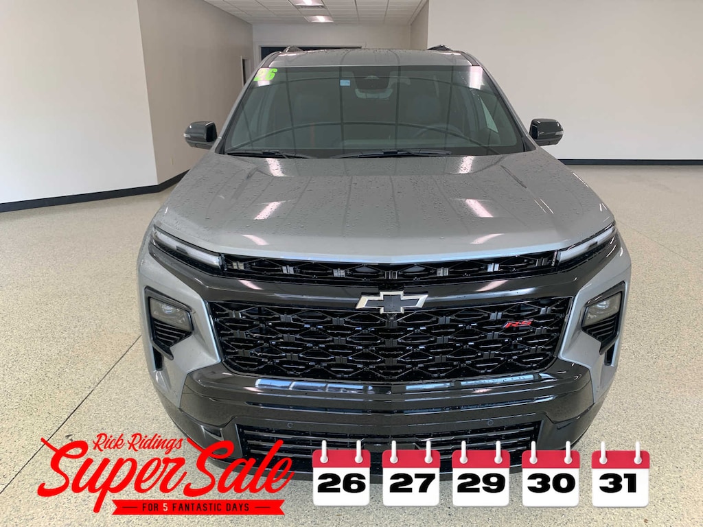 New 2026 Chevrolet Traverse RS SUV