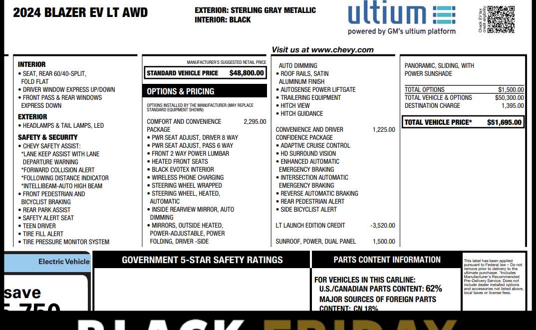 Used 2024 Chevrolet Blazer EV LT with VIN 3GNKDBRJ4RS252948 for sale in Monticello, IL