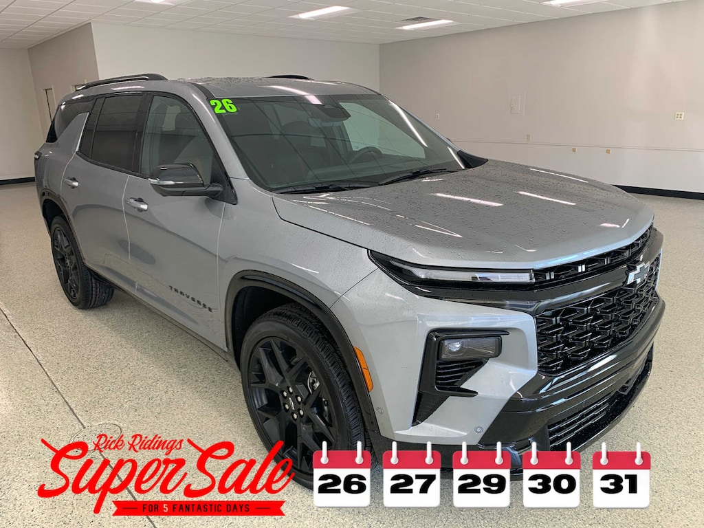 New 2026 Chevrolet Traverse RS SUV