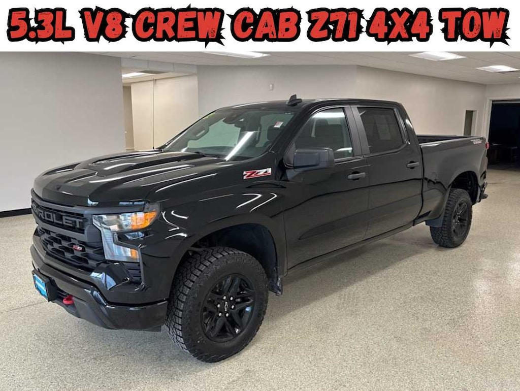 Used 2022 Chevrolet Silverado 1500 Custom Trail Boss Truck Crew Cab