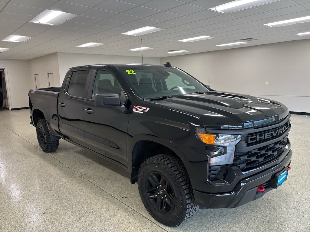 Used 2022 Chevrolet Silverado 1500 Custom Trail Boss Truck Crew Cab