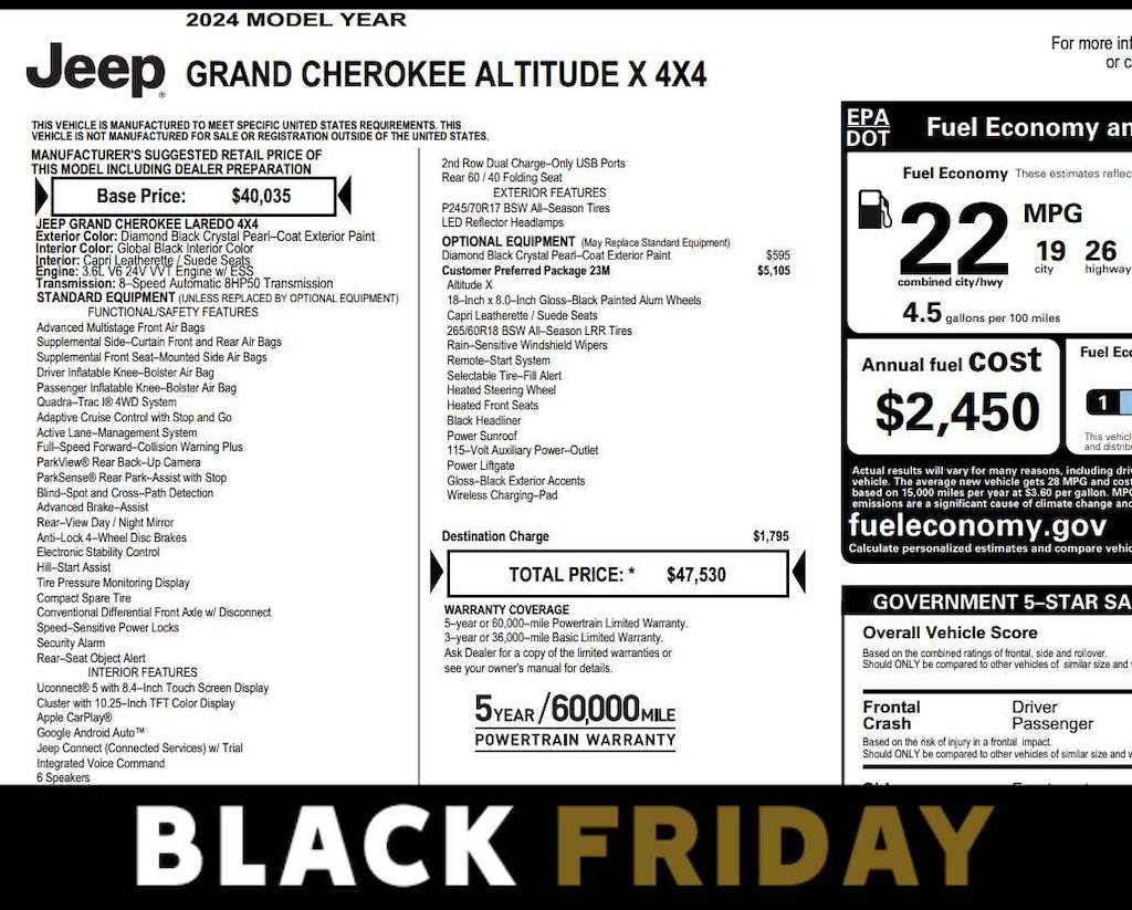 Used 2024 Jeep Grand Cherokee Altitude X 4x4