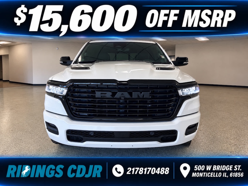 New 2026 Ram 1500 LARAMIE CREW CAB 4X4 5'7 BOX Pickup