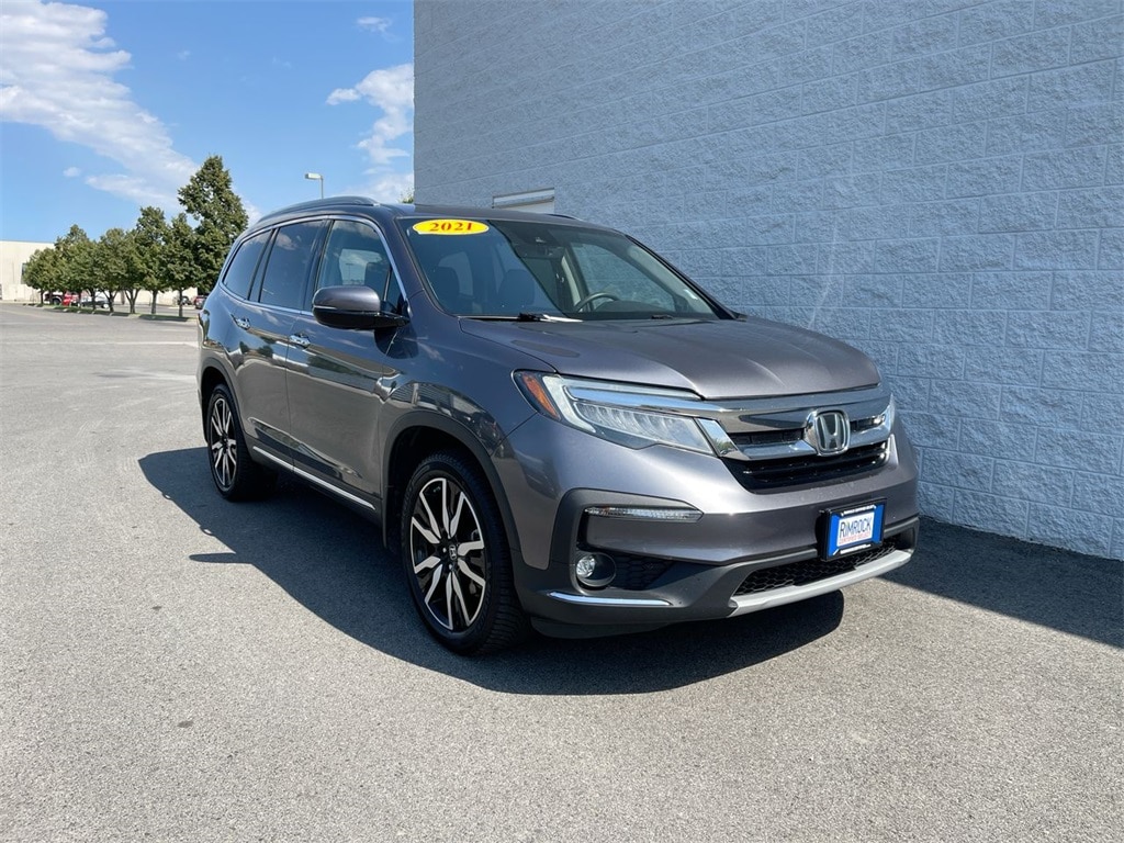 Used 2021 Honda Pilot Touring with VIN 5FNYF6H90MB071987 for sale in Billings, MT