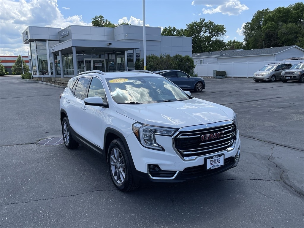 Used 2023 GMC Terrain SLT with VIN 3GKALVEG6PL154177 for sale in Billings, MT