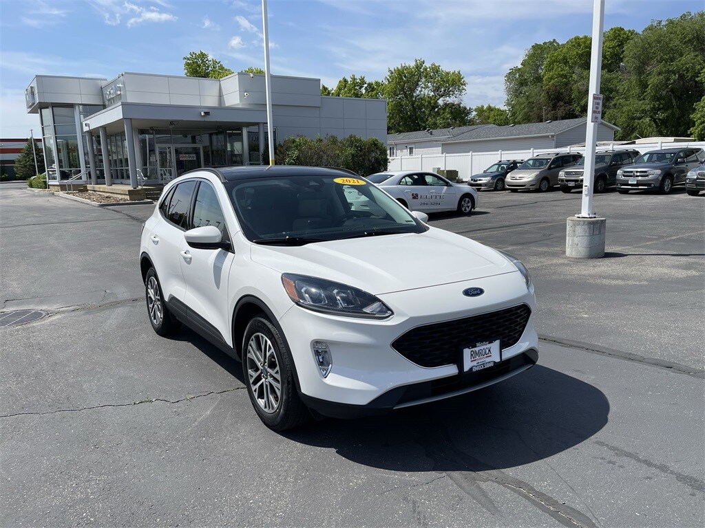 Used 2021 Ford Escape SEL with VIN 1FMCU9H67MUB06227 for sale in Billings, MT