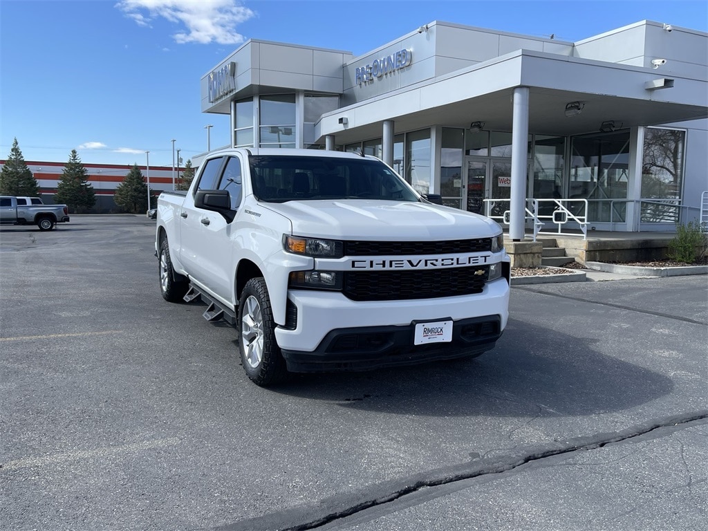 Used 2021 Chevrolet Silverado 1500 Custom with VIN 3GCPYBEK1MG223159 for sale in Billings, MT