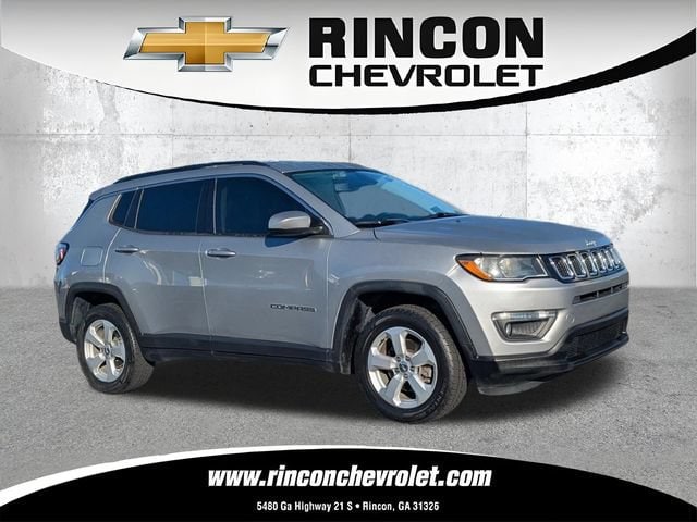 Used 2021 Jeep Compass Latitude with VIN 3C4NJDBB4MT547032 for sale in Rincon, GA