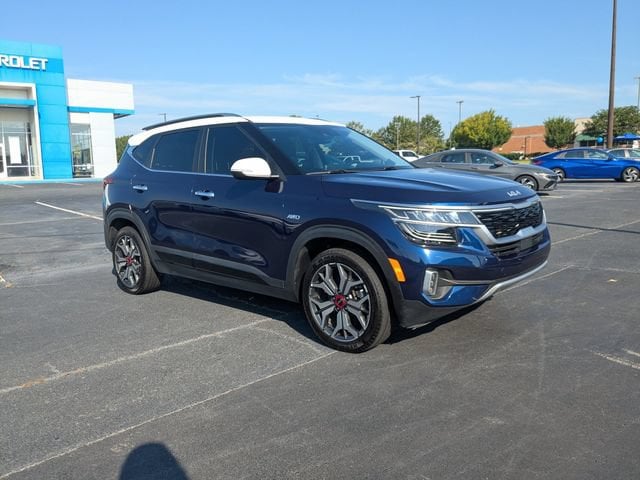 Used 2022 Kia Seltos SX with VIN KNDETCA27N7255516 for sale in Rincon, GA