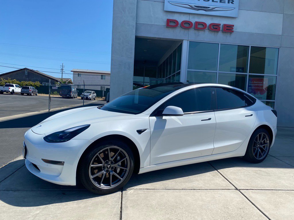 Used 2021 Tesla Model 3 Base with VIN 5YJ3E1EB7MF079589 for sale in Rio Vista, CA