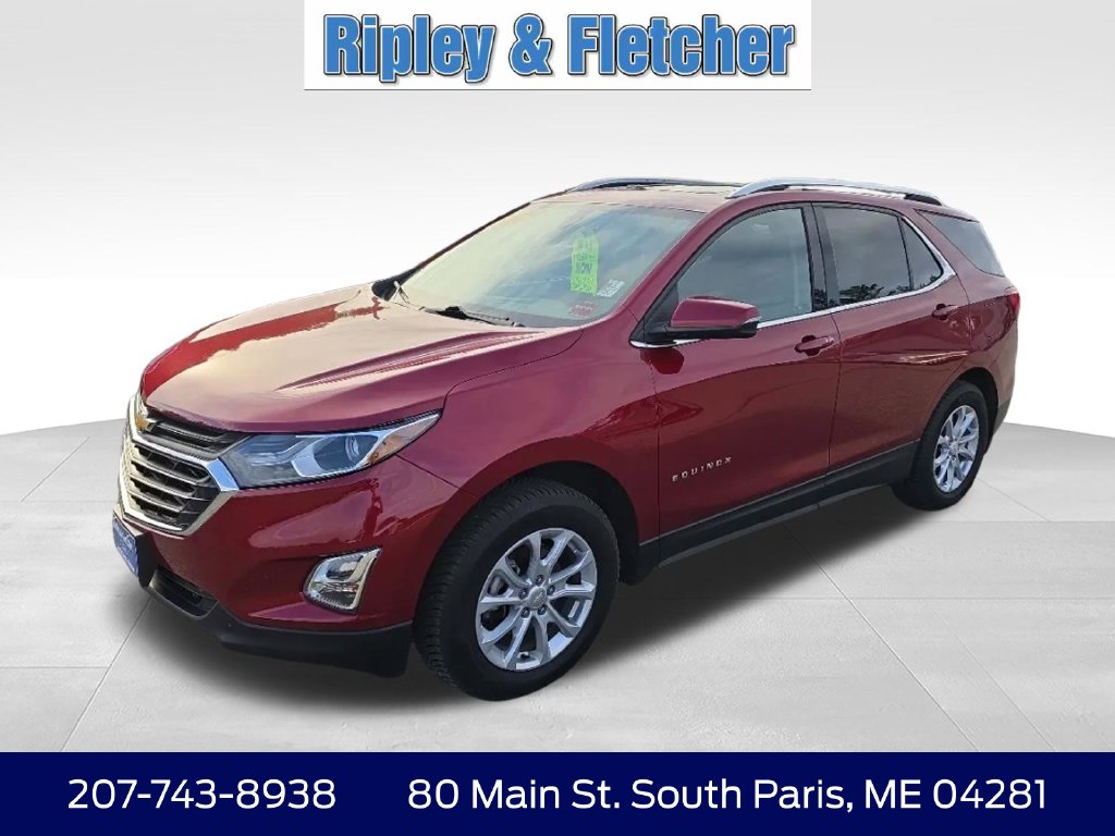 Used 2019 Chevrolet Equinox LT with VIN 3GNAXUEV2KS674083 for sale in Paris, ME