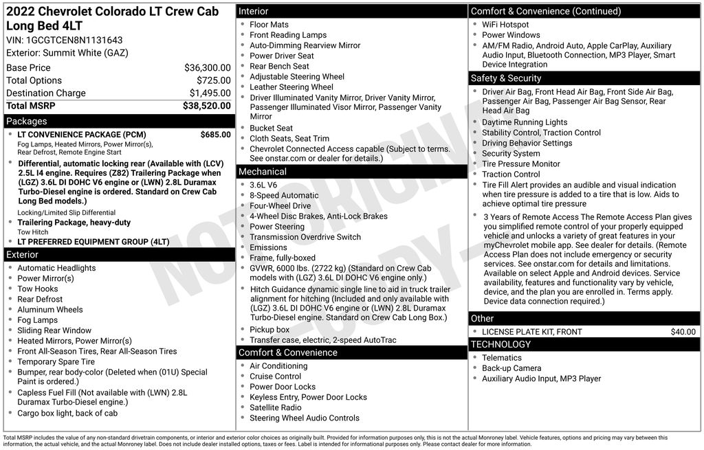 2022 Chevrolet Colorado LT - Photo 22