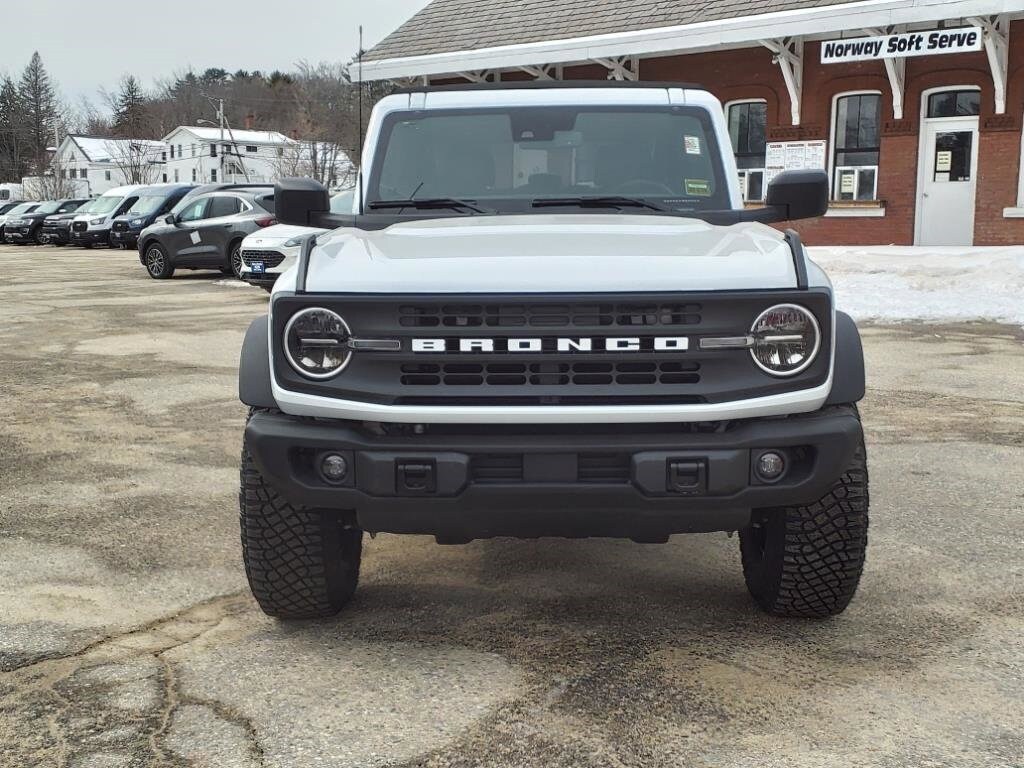 Used 2024 Ford Bronco 4-Door Black Diamond with VIN 1FMEE1BHXRLA91317 for sale in South Paris, ME