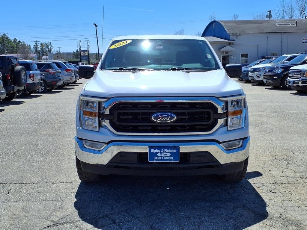 Used 2021 Ford F-150 XLT with VIN 1FTFW1E87MKD41323 for sale in South Paris, ME