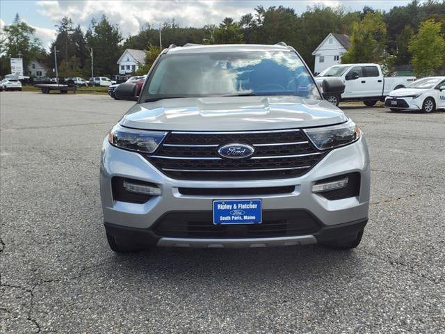 Used 2021 Ford Explorer XLT with VIN 1FMSK8DHXMGB91792 for sale in South Paris, ME