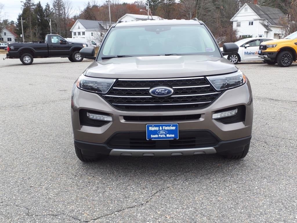 Used 2021 Ford Explorer XLT with VIN 1FMSK8DH8MGC50418 for sale in South Paris, ME
