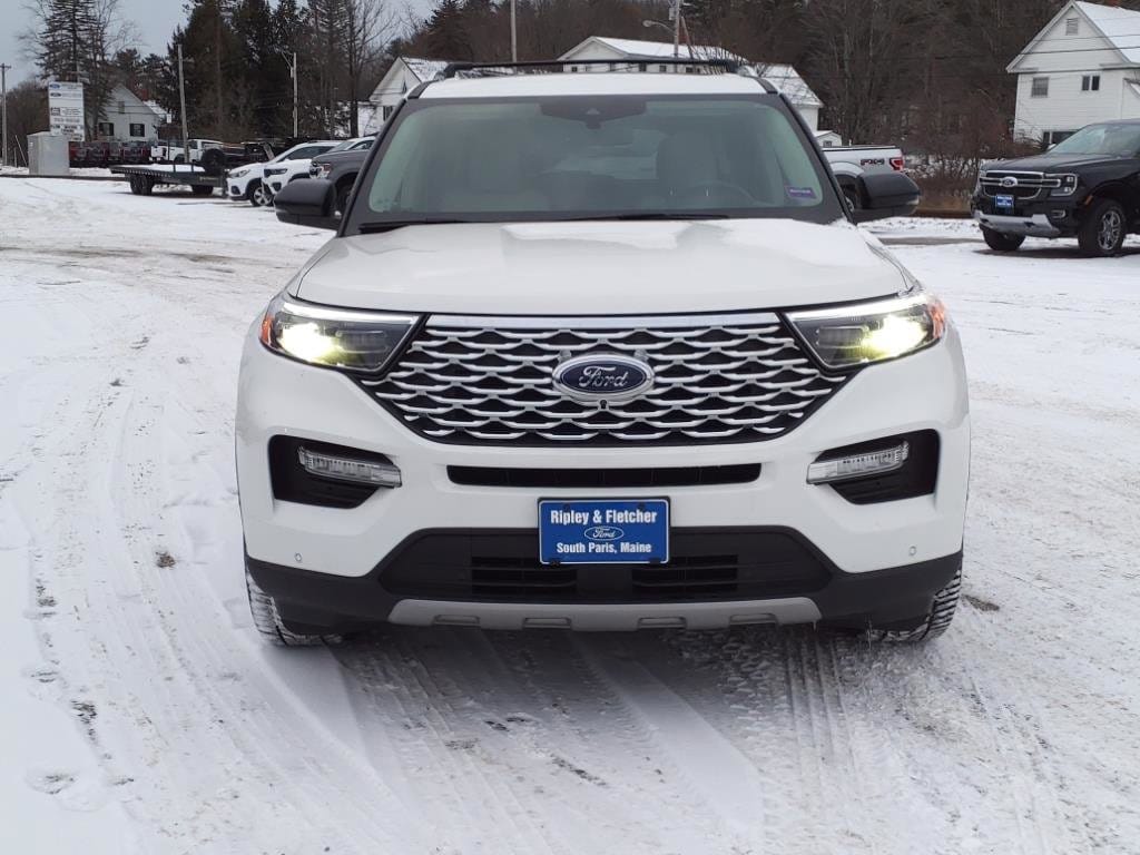 Used 2021 Ford Explorer Platinum with VIN 1FM5K8HC4MGC07674 for sale in South Paris, ME