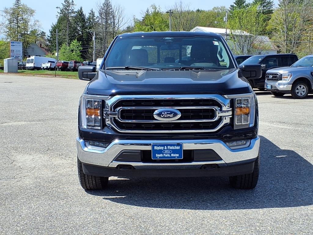 Used 2022 Ford F-150 XLT with VIN 1FTFW1E86NFC25153 for sale in South Paris, ME