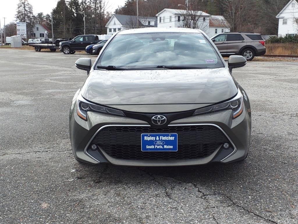 Used 2019 Toyota Corolla Hatchback XSE with VIN JTNK4RBE8K3044870 for sale in South Paris, ME