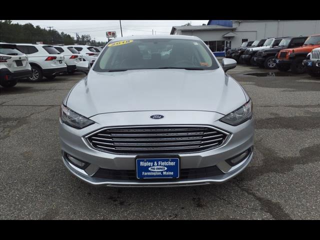 Used 2018 Ford Fusion SE with VIN 3FA6P0H70JR112716 for sale in South Paris, ME